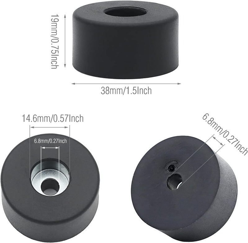 A.I.FORCE 4 Pieces 192310GS Air Compressor Isolator Pads, Replacement rubber isolator feet 094-0026, E106661, D091007, Air Compressor Rubber Compatible with Coleman Powermate Sanborn and more - Image 3